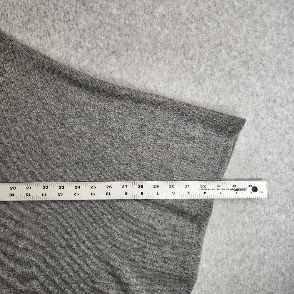 Chico's Light Gray Asymmetric Poncho Sweater